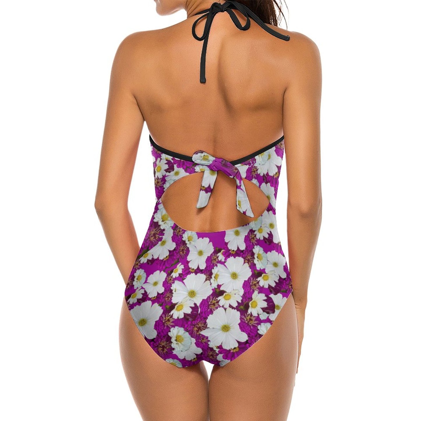 Spring Mix Halter One-Piece Swimsuits