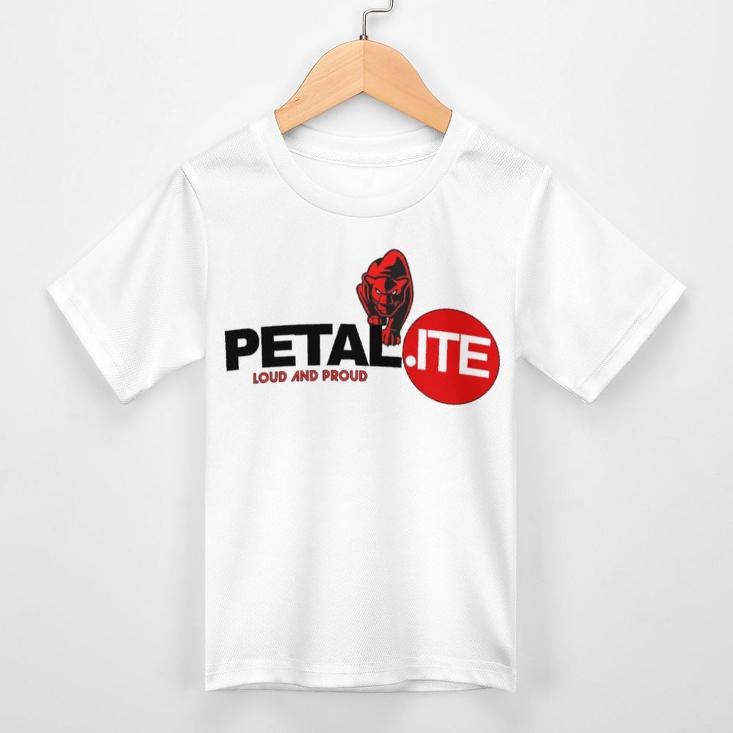 Petalite Short Sleeve Kid's T-Shirt -White - Unisex