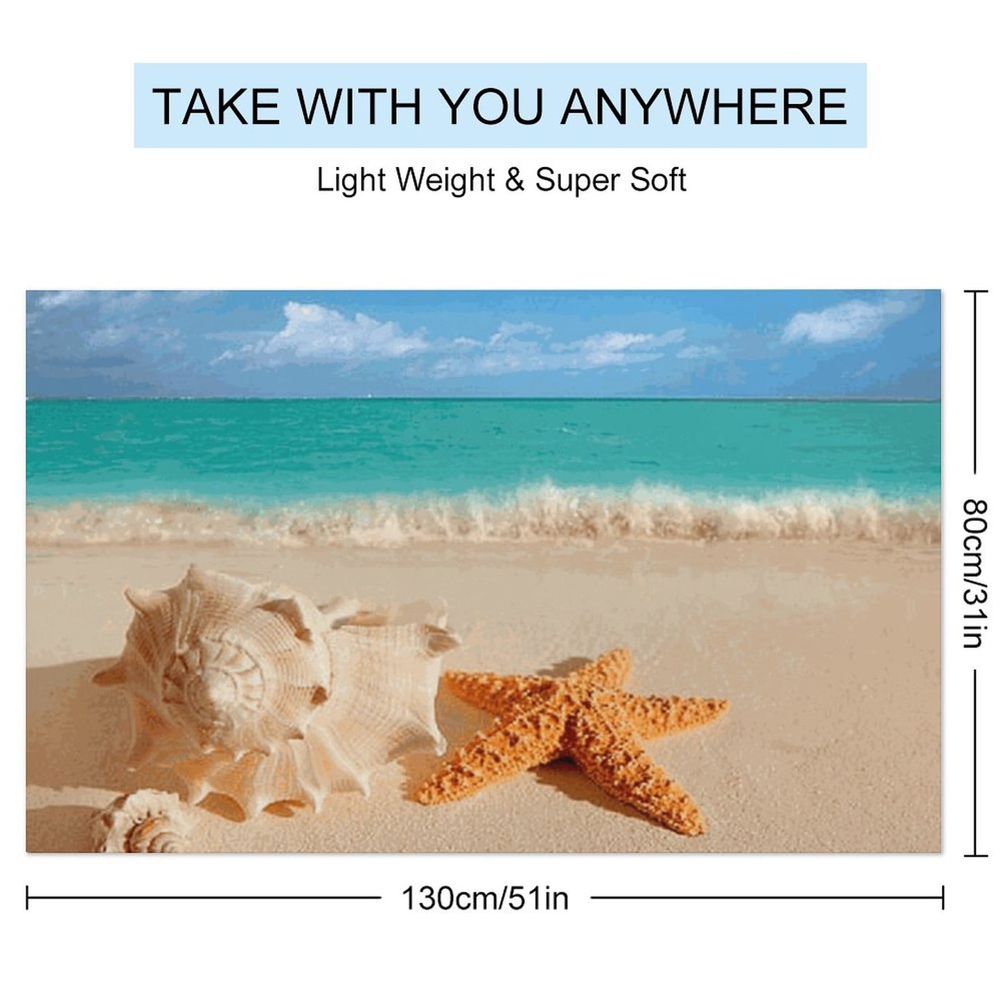 Sandy Shore Beach Towel