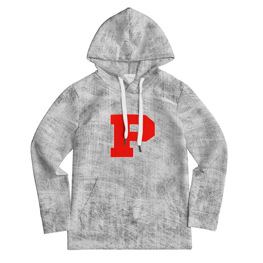 Petal P Distressed Gray Children's  Hoodie