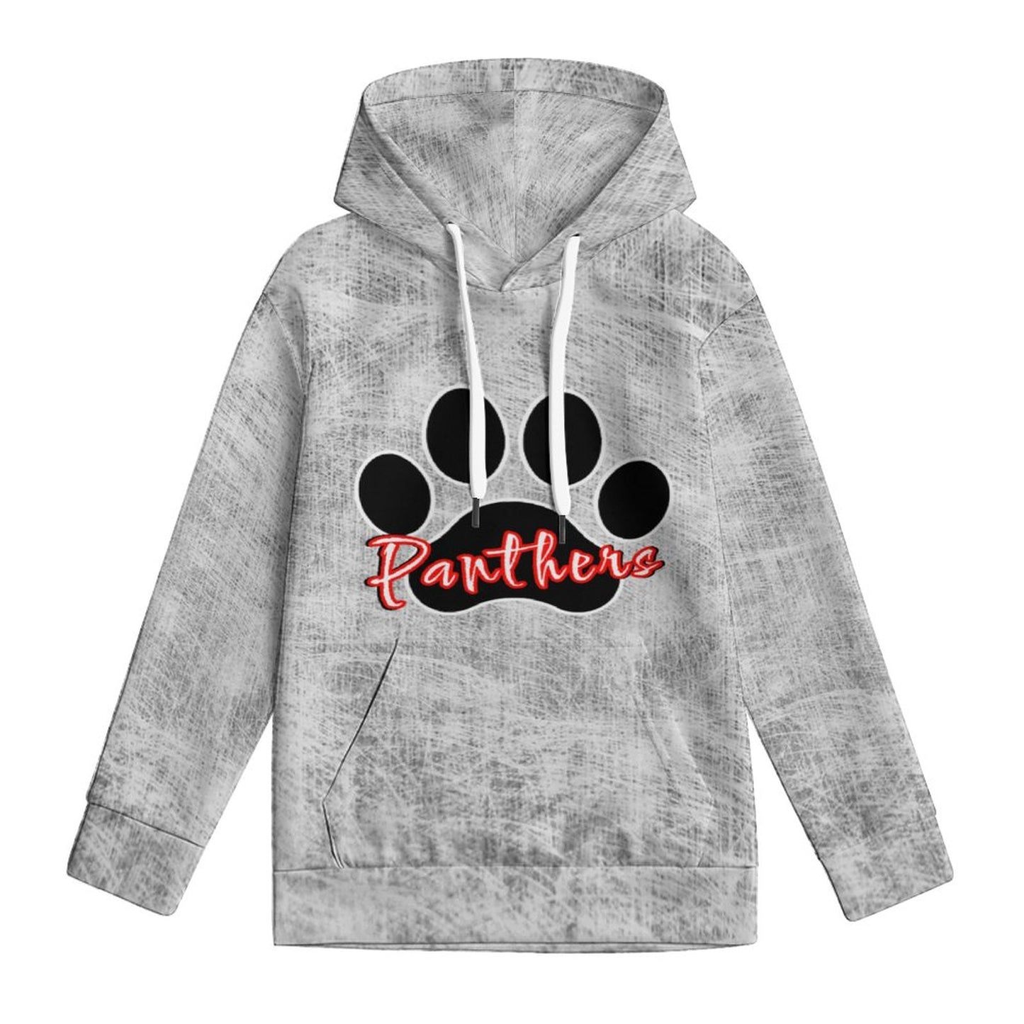 Petal Panther Paw Gray Children's  Hoodie