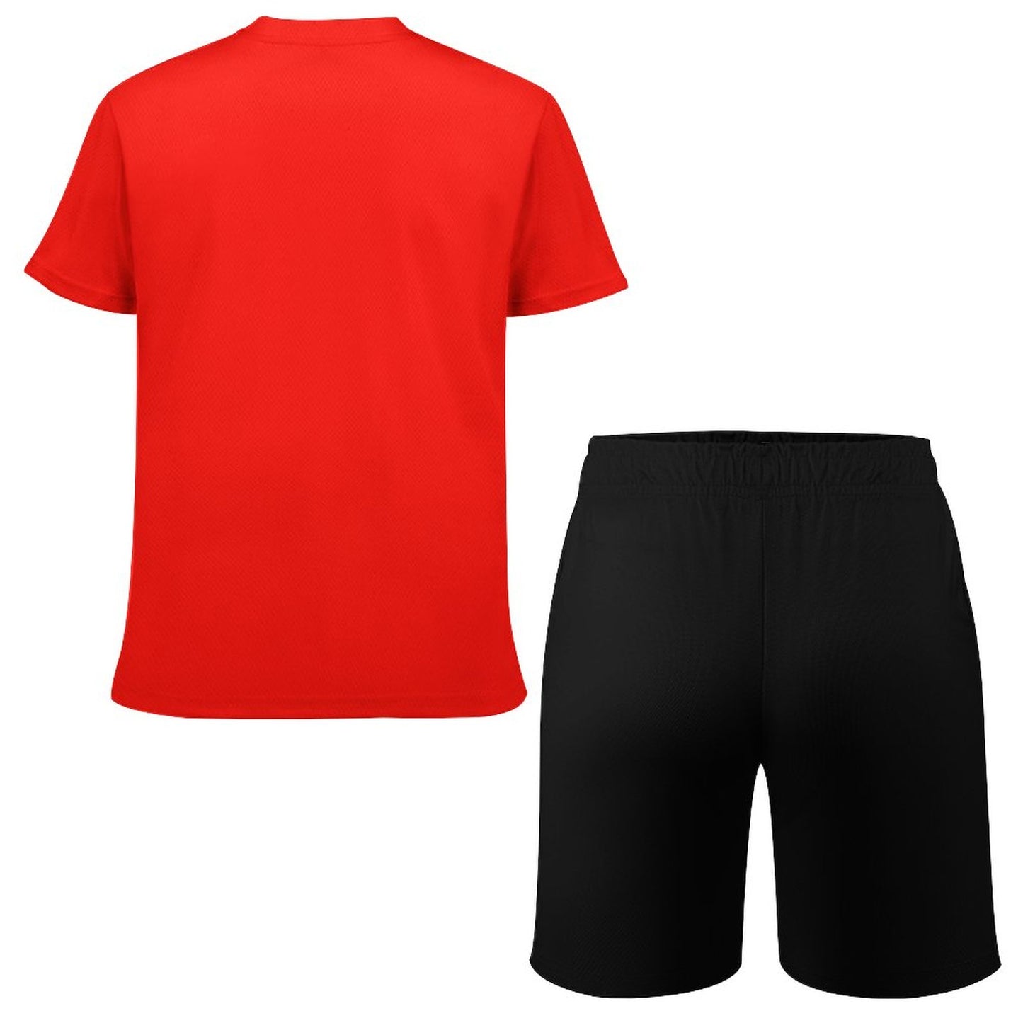 Petal Panther Original logo Red T-shirt and Black Shorts Set