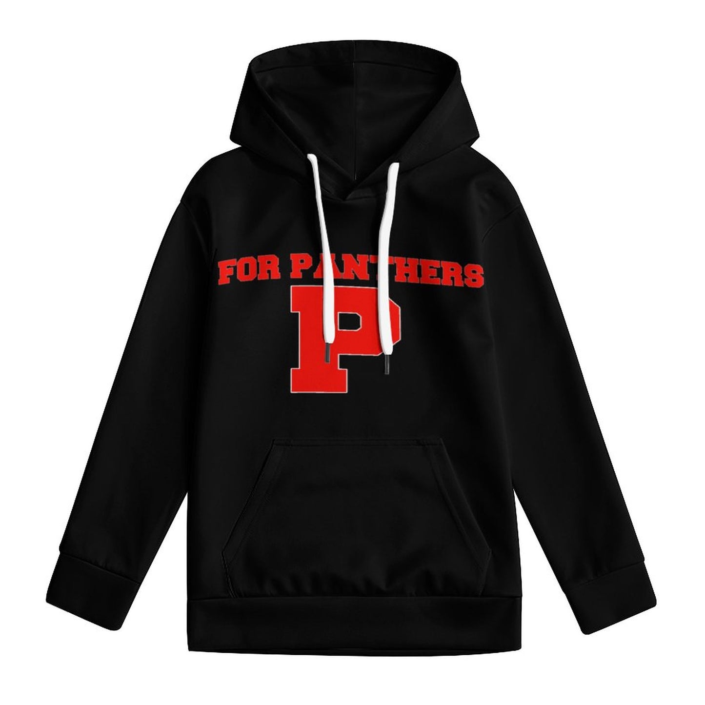 Petal P For Panthers Black  Children's Hoodie