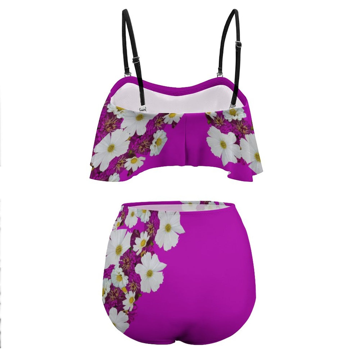 Spring Mix 2-Piece Ruffle Tankini Swimsuit