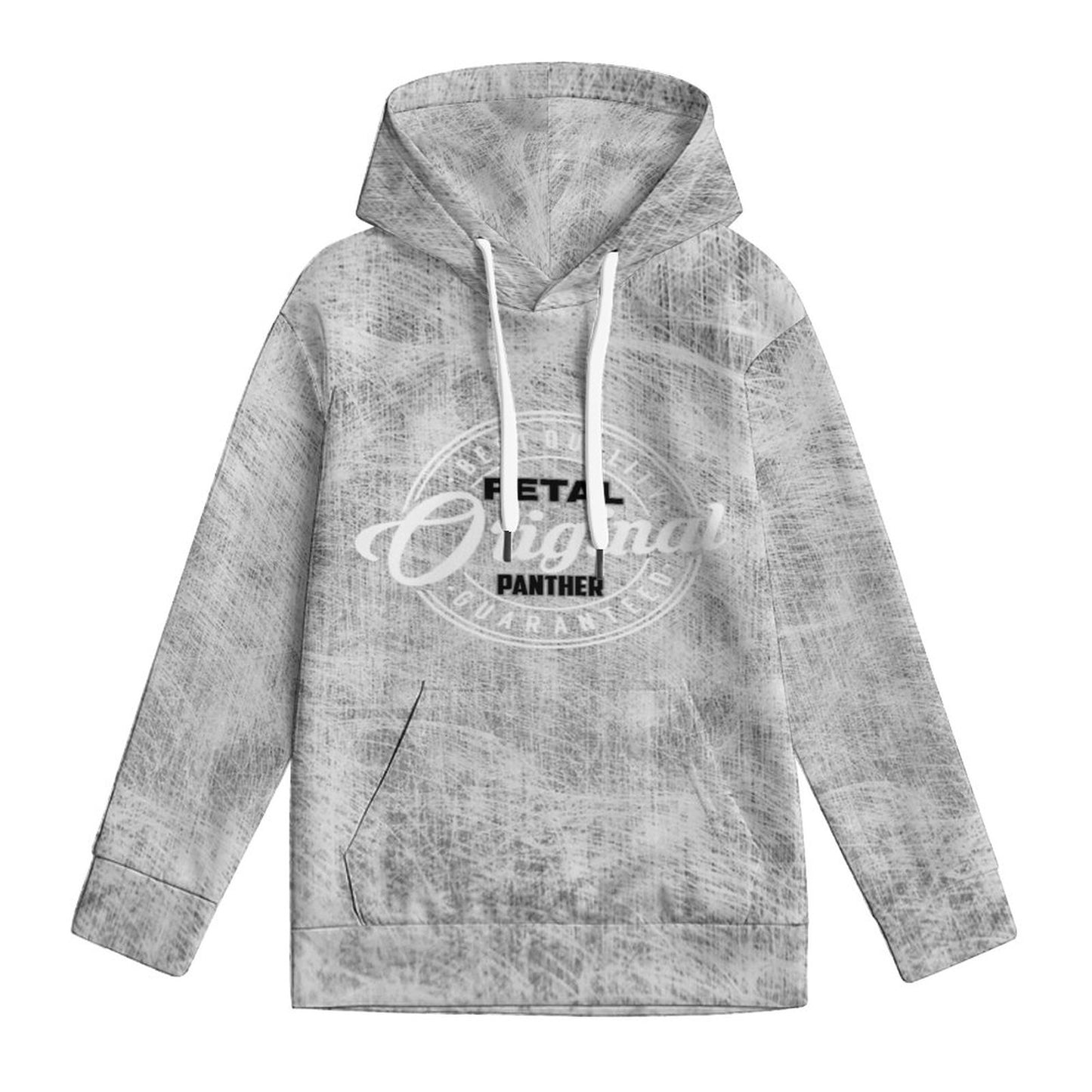 Petal Panther Original logo Gray Hoodie