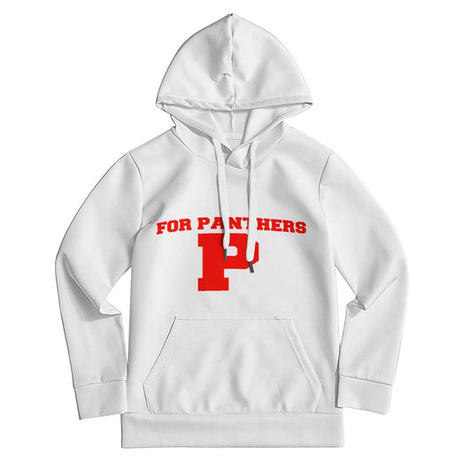 Petal P For Panther White Children's  Hoodie