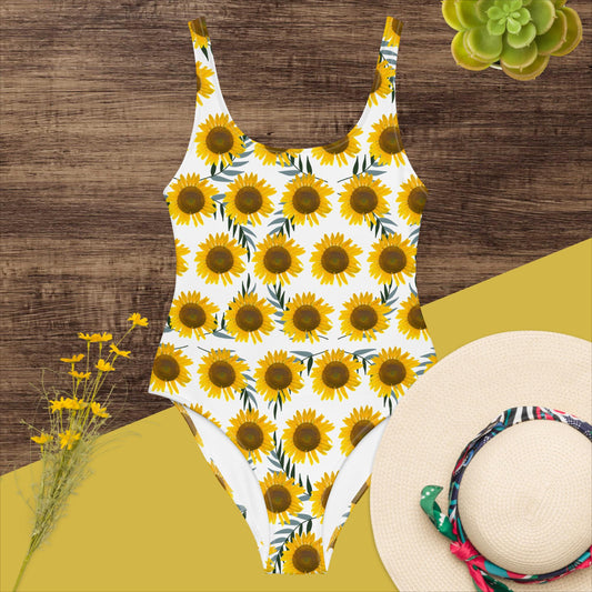 Sunflower One-Piece Swimsuit