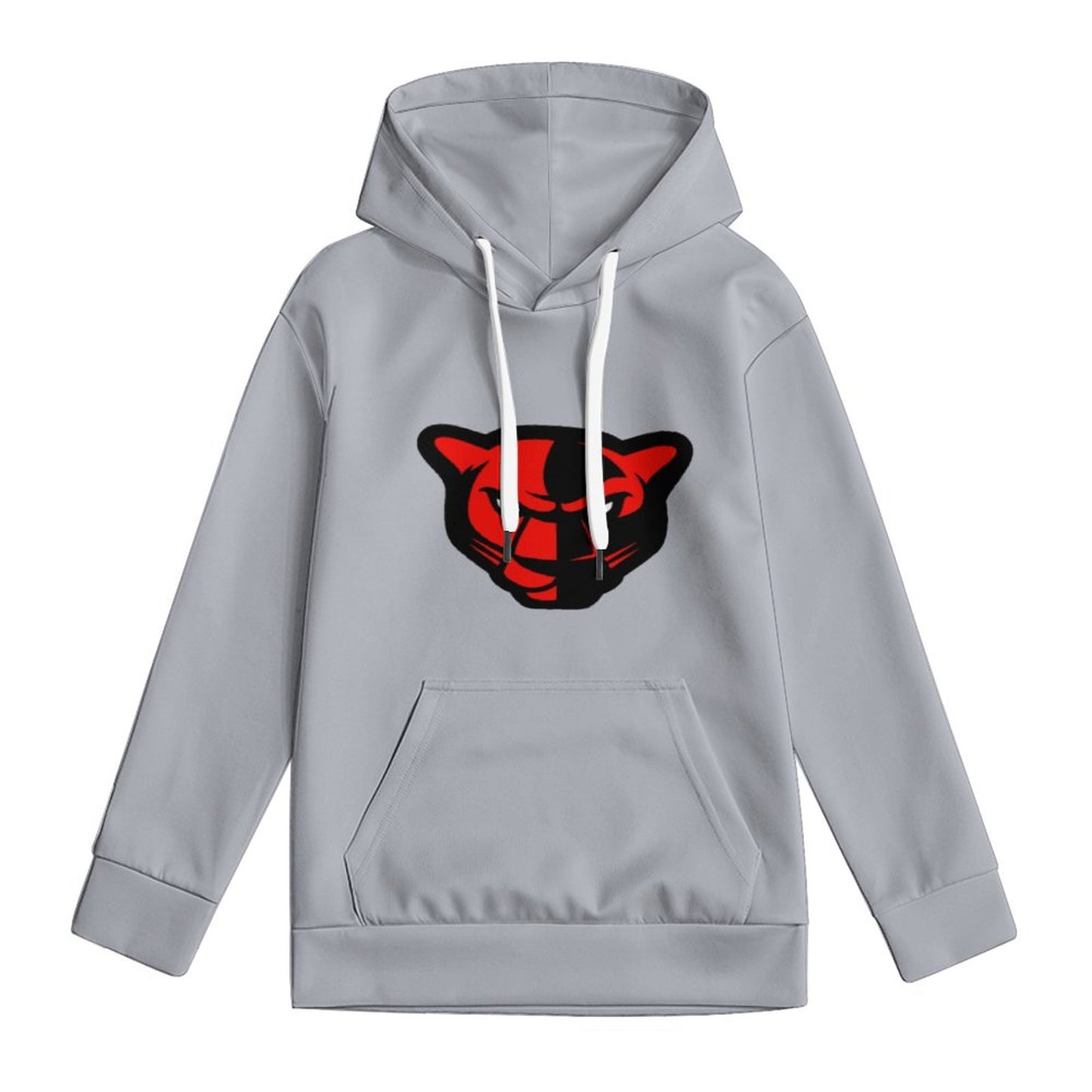 Petal Panther Head Gray Children's  Hoodie