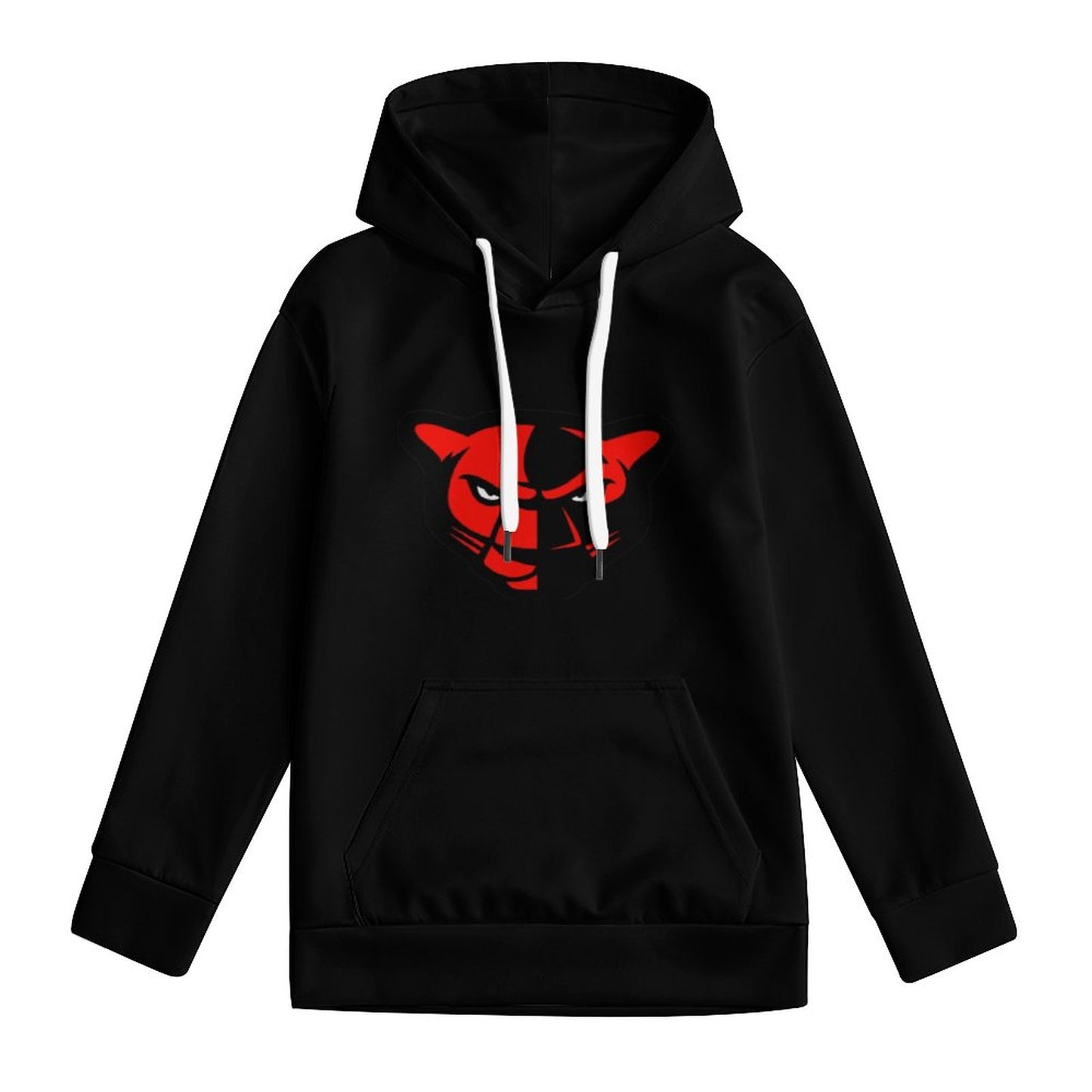 Petal Panther Head Black  Children's  Hoodie