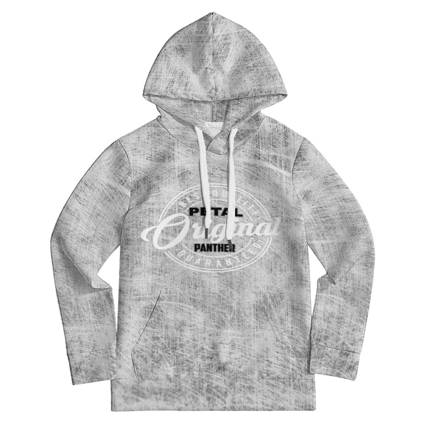 Petal Panther Original logo Gray Hoodie