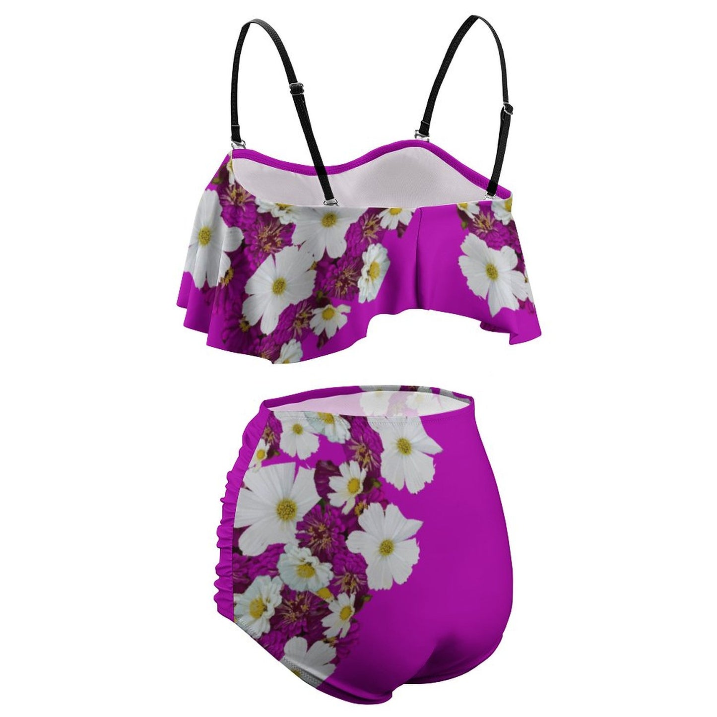 Spring Mix 2-Piece Ruffle Tankini Swimsuit