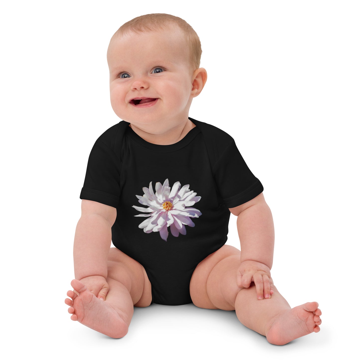 Centennial Blush Organic cotton baby bodysuit