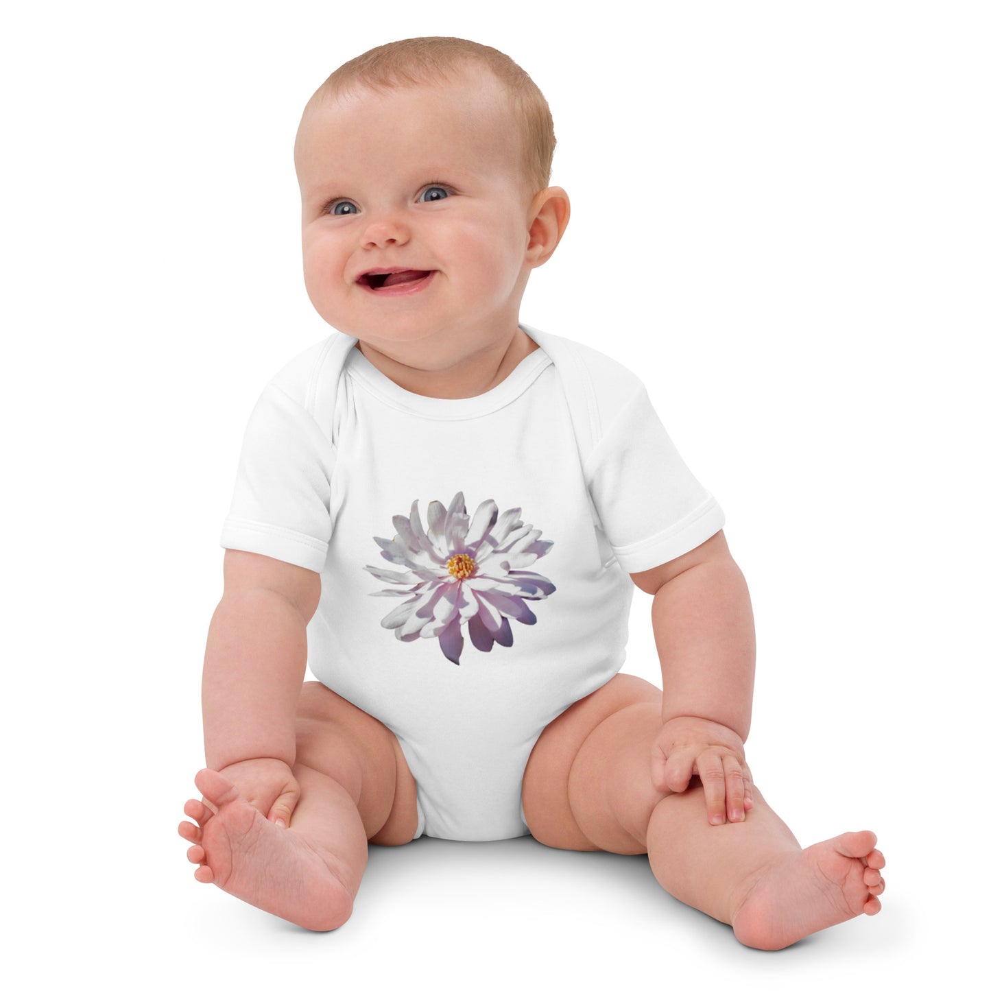 Centennial Blush Organic cotton baby bodysuit