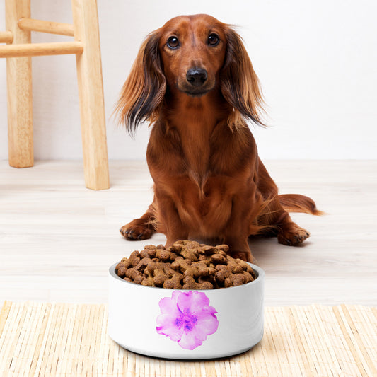 Pink Persica Rose Pet bowl